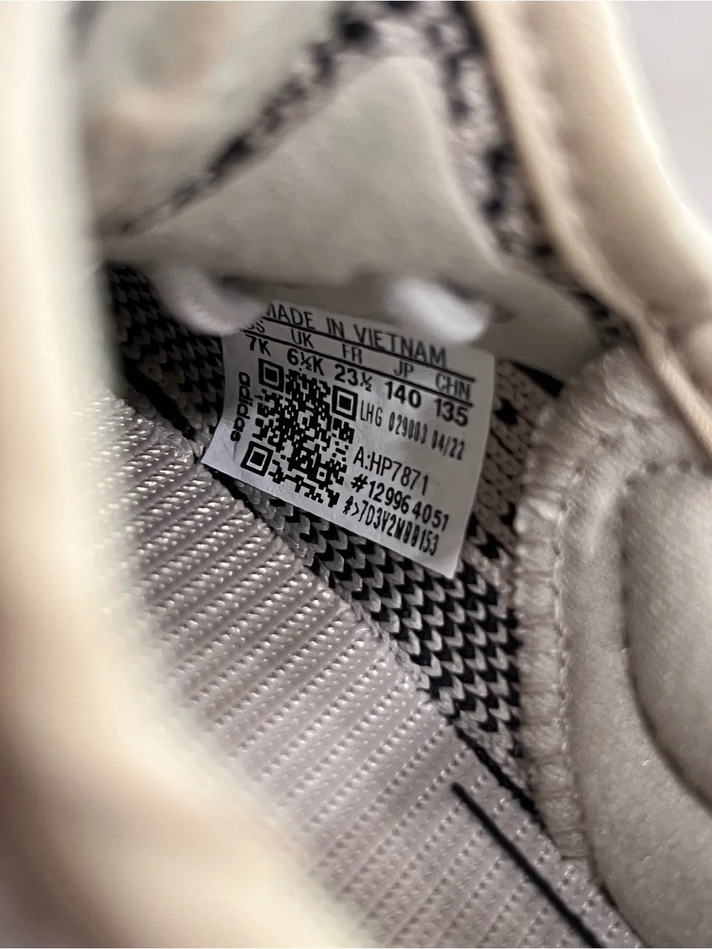 Adidas Yeezy Boost 350 V2 Infant 7K Slate HP7871 Toddler Sneakers w/Box